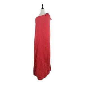 NWT Hush One Shoulder Dress Cotton Red UK 10 = US 6